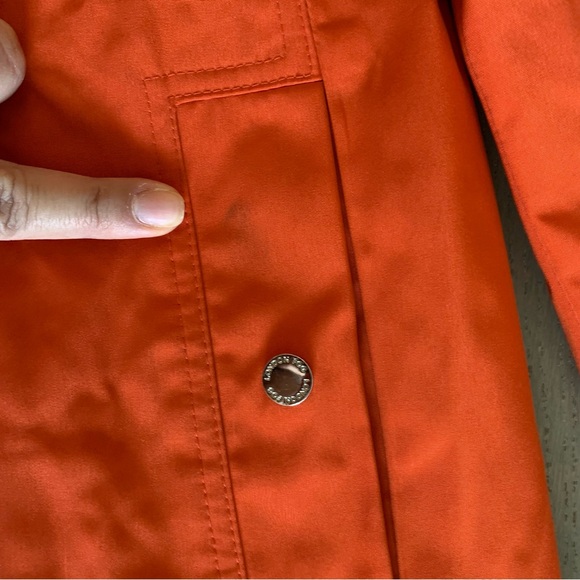 London Fog Orange Rain Jacket - Picture 7 of 15